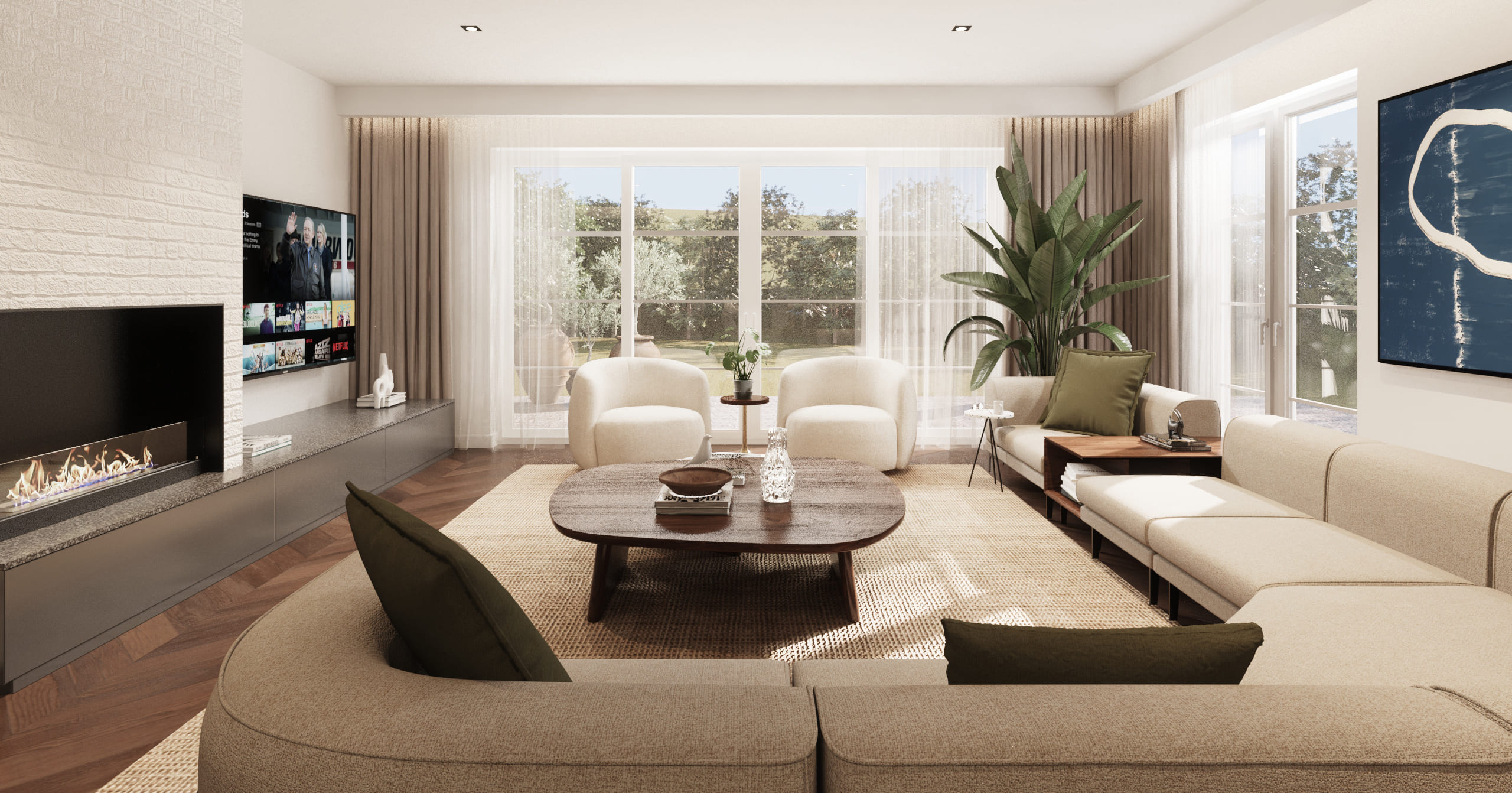 Bahcesehir Eston_1_Evleri Salon Mutfak B.213